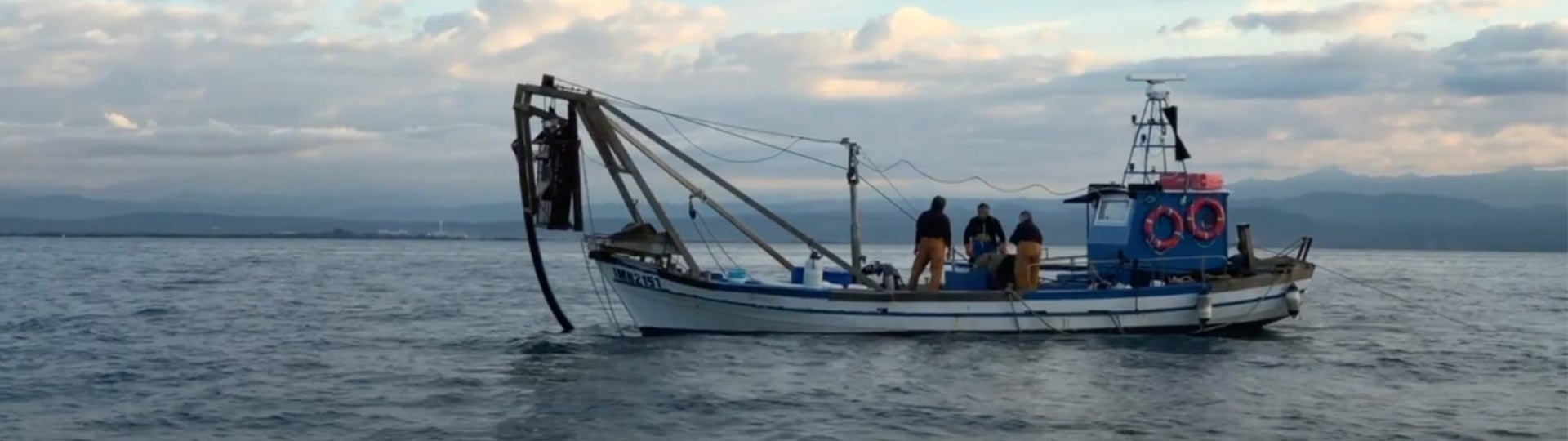 barca di pescatori in Croazia